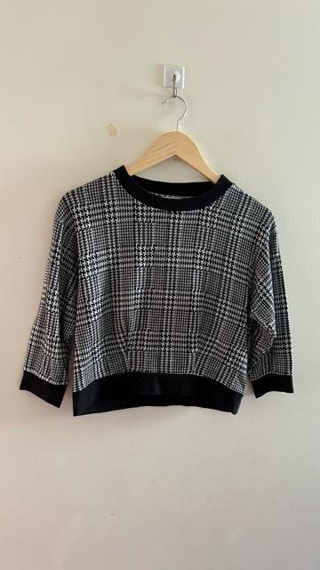 ローリーズファーム 千鳥 長袖ニット M < ブランド  ローリーズファーム 千鳥 長袖ニット M  < ブランドの