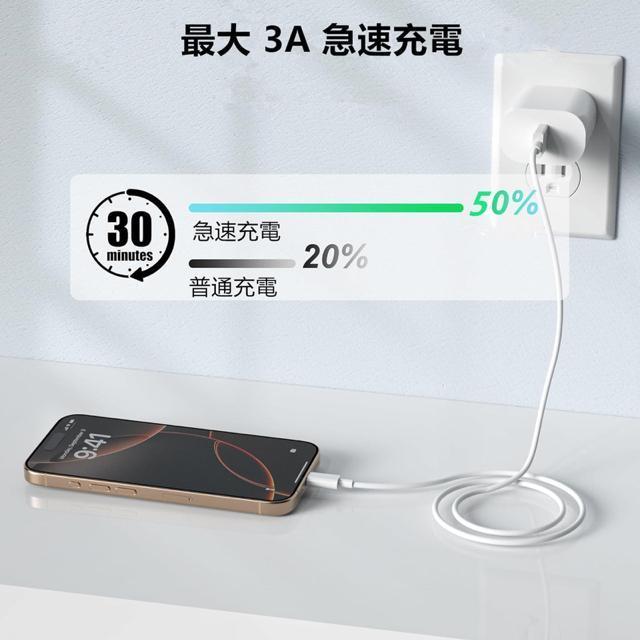 2本セット*1m USB-Cケーブル iPhone16/15タイプC充電ケーブル 3A急速充電 超高耐久 高速データ同期 急速充電 < 家電/AV  2本セット*1m USB-Cケーブル iPhone16/15タイプC充電ケーブル 3A急速充電 超高耐久 高速データ同期 急速充電 < 家電/AVの
