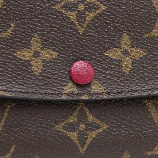 ◆ 本物 美品 ◆ LV ルイヴィトン モノグラム ポルトフォイユエミリー 2つ折り 長財布 赤系 財布 箱 人気 M60697 < ブランド  ◆ 本物 美品 ◆ LV ルイヴィトン モノグラム ポルトフォイユエミリー 2つ折り 長財布 赤系 財布 箱 人気 M60697 < ブランドの