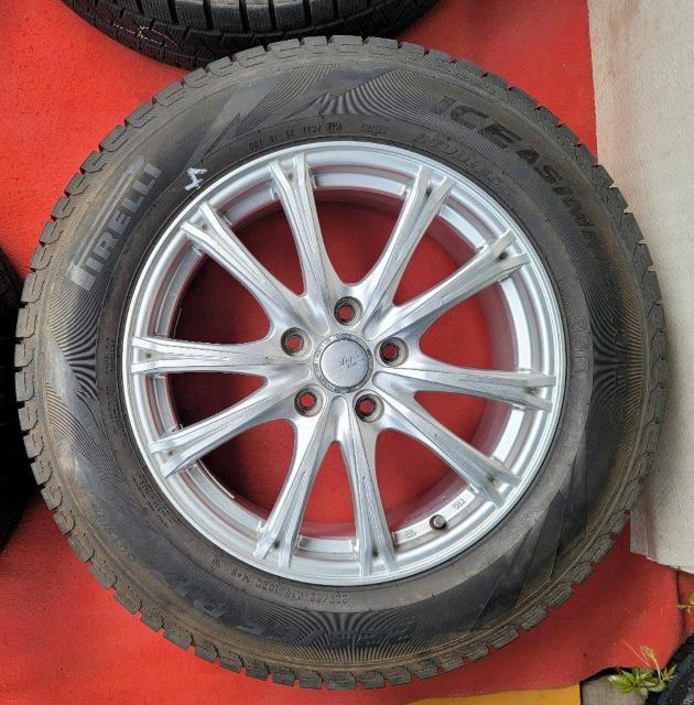5ZIGEN リーガレス 17in 7J +45 PCD114.3冬用4本セット PIRELLI ICE ASIMMETRICO < 自動車/バイク 5ZIGEN リーガレス 17in 7J +45 PCD114.3冬用4本セット PIRELLI ICE ASIMMETRICO < 自動車/バイク