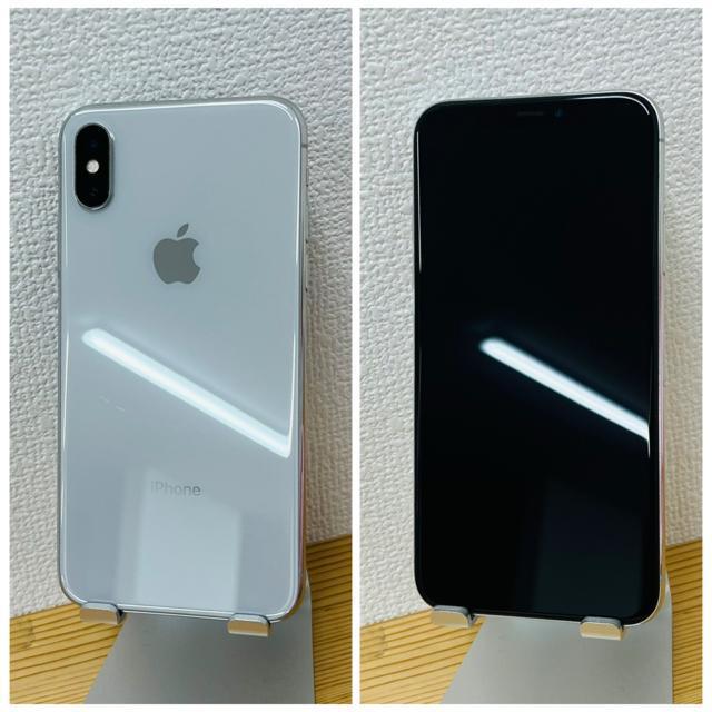 B 100% iPhone X 64 GB SIMt[ Vo[ {  Ɠd/AV 