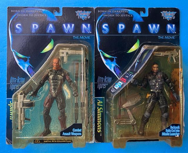 ���M�����[ �X�|�[�� & �A���E�V�����Y �t�B�M���A 2�� �Z�b�g �V�i �A���R�~ SPAWN figure  �� �z�r�[�� 