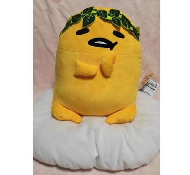 新品*タグ付き*非売品*ぐでたま*ぐでっと新緑のかんむり*BIGぬいぐるみ*草冠 < おもちゃ  新品*タグ付き*非売品*ぐでたま*ぐでっと新緑のかんむり*BIGぬいぐるみ*草冠  < おもちゃの
