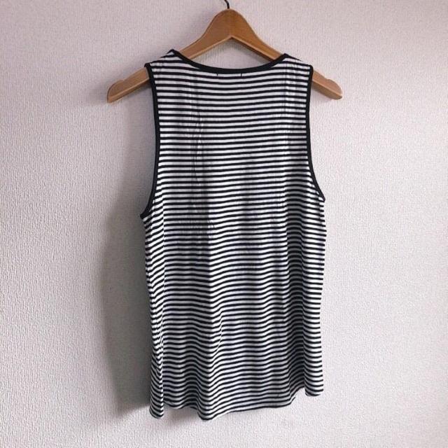 ◆EMODA/エモダ◆定番ボーダータンク★チュニック丈*Aライン♪シンプルコーデ < ブランド ◆EMODA/エモダ◆定番ボーダータンク★チュニック丈*Aライン♪シンプルコーデ < ブランドの