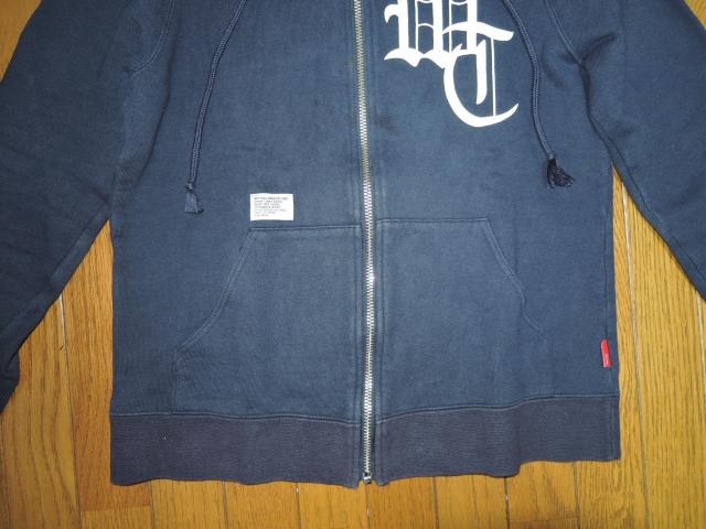 WTAPS ダブルタップス スウェット ジップ パーカー XS 紺 DESERT STORM < ブランド  WTAPS ダブルタップス スウェット ジップ パーカー XS 紺 DESERT STORM < ブランドの