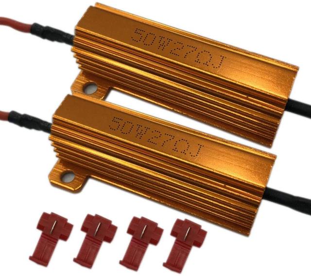 24V用 50W27Ω ハイフラ防止抵抗  2個セット < 自動車/バイク 24V用 50W27Ω ハイフラ防止抵抗  2個セット < 自動車/バイク
