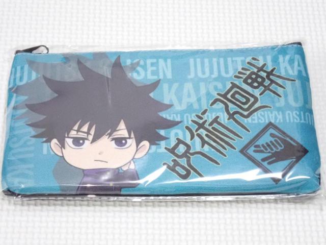 呪術廻戦 フラットポーチ デフォルメ 伏黒恵 サイズ 19×11cm < アニメ/コミック/キャラクター  呪術廻戦 フラットポーチ デフォルメ 伏黒恵 サイズ 19×11cm  < アニメ/コミック/キャラクターの