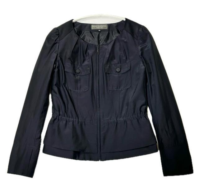 美品 BODY DRESSING Deluxe ノーカラー ジャケット 36 < ブランド  美品 BODY DRESSING Deluxe ノーカラー ジャケット 36 < ブランドの