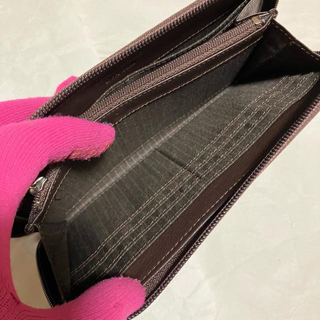 A【ノーブランド扱い】【鹿革】 本革 / ラウンドファスナー 長財布 < 女性ファッション A【ノーブランド扱い】【鹿革】 本革 / ラウンドファスナー 長財布 < 女性ファッションの