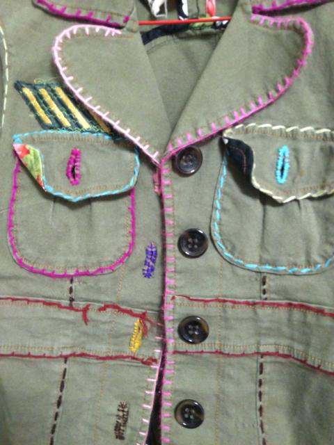 アメリカ・USA*ミリタリーリメイク刺繍ジャケット・古着&ヴィンテージ・ロキエ・archi・ジャンティーク・ゴルチェ* < 女性ファッション アメリカ・USA*ミリタリーリメイク刺繍ジャケット・古着&ヴィンテージ・ロキエ・archi・ジャンティーク・ゴルチェ* < 女性ファッションの