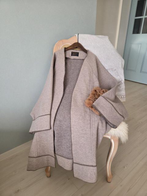 Kastaneコート★ドルマンステッチのパイピングコート < ブランド Kastaneコート★ドルマンステッチのパイピングコート < ブランドの