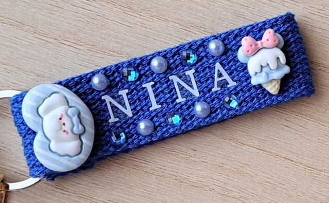 NiziU NINA ニナ キーホルダー ブルー < タレントグッズ NiziU NINA ニナ キーホルダー ブルー < タレントグッズの