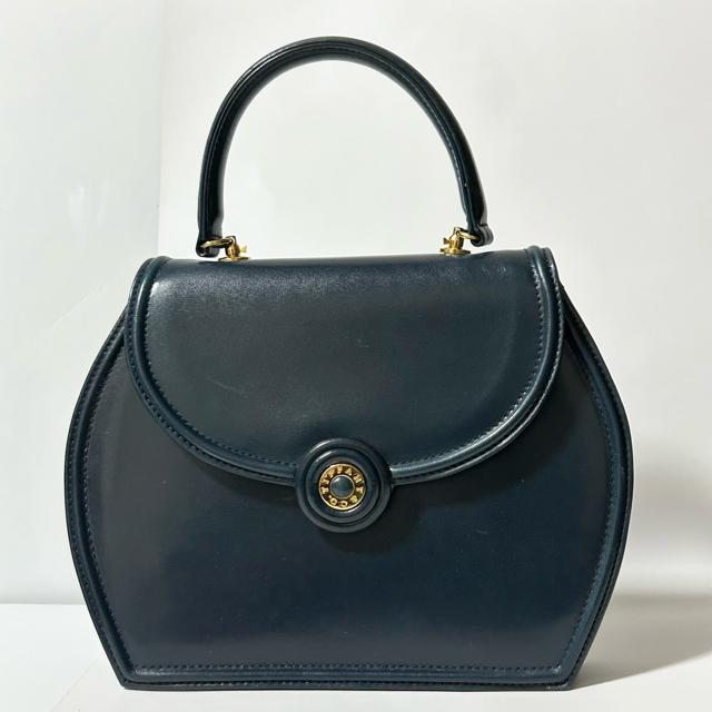 Tiffany & Co. ���B���e�[�W �`�F�[�� �V�����_�[ 2WAY �n���h�o�b�O �l�C�r�[ �S�[���h���� �� �u�����h�� 