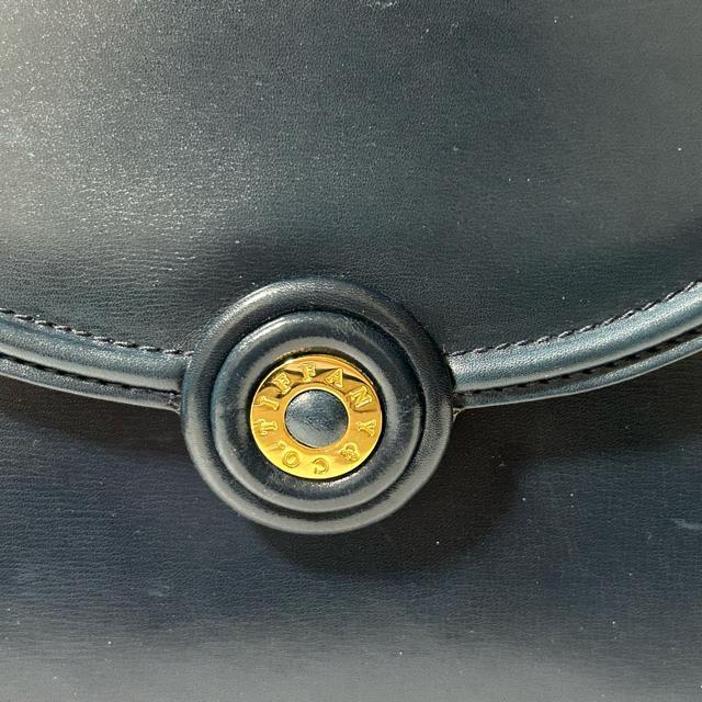 Tiffany & Co. ���B���e�[�W �`�F�[�� �V�����_�[ 2WAY �n���h�o�b�O �l�C�r�[ �S�[���h���� �� �u�����h�� 