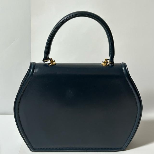 Tiffany & Co. ���B���e�[�W �`�F�[�� �V�����_�[ 2WAY �n���h�o�b�O �l�C�r�[ �S�[���h���� �� �u�����h�� 