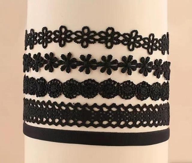 レースチョーカーA ブラック ゴシック パンク ゴスロリ ゴスパン 未使用 < 女性アクセサリー/時計 レースチョーカーA ブラック ゴシック パンク ゴスロリ ゴスパン 未使用 < 女性アクセサリー/時計の