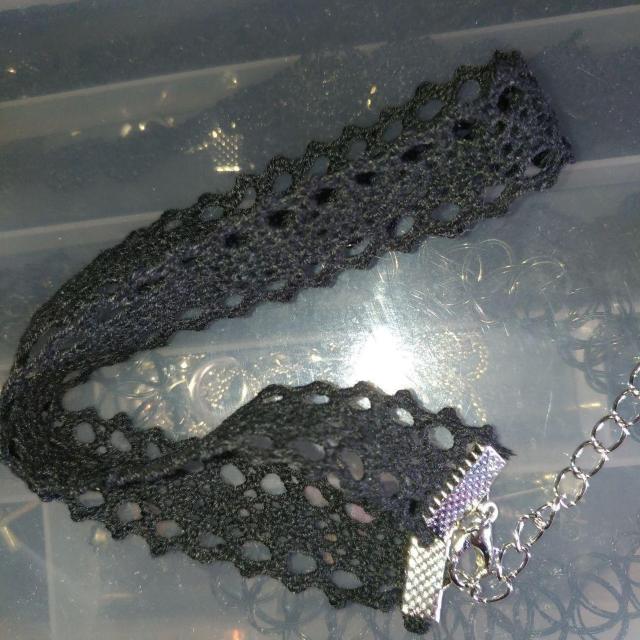 レースチョーカーA ブラック ゴシック パンク ゴスロリ ゴスパン 未使用 < 女性アクセサリー/時計 レースチョーカーA ブラック ゴシック パンク ゴスロリ ゴスパン 未使用 < 女性アクセサリー/時計の