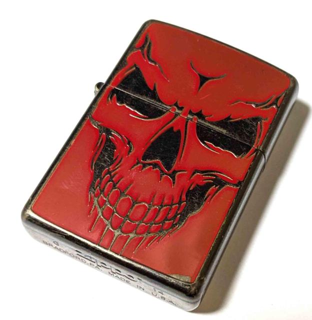 Zippo �@���ʁ@�h�N���E�f�U�C���@�W�b�|�E���C�^�[�@�K�C�R�c�A�X�J���A�� �� �j���t�@�b�V������ 