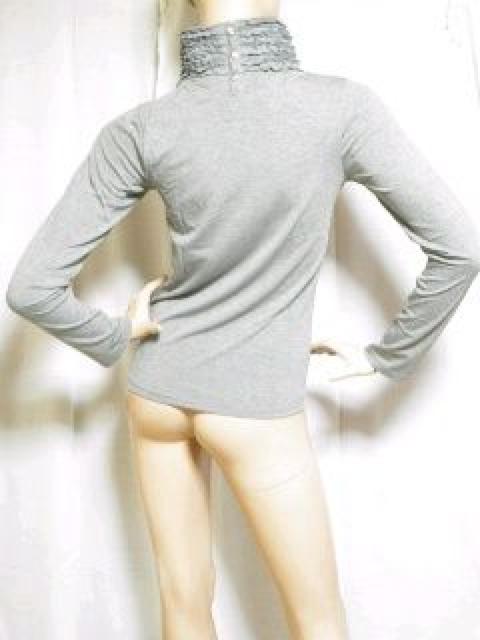 《New》ゴージャス*セレカジ★タートル(ボリューム)フリル・カットソー<グレーM> < 女性ファッション 《New》ゴージャス*セレカジ★タートル(ボリューム)フリル・カットソー<グレーM> < 女性ファッションの