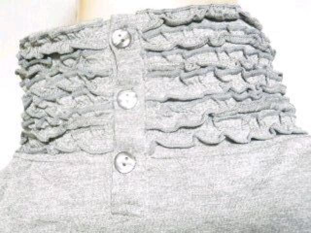 《New》ゴージャス*セレカジ★タートル(ボリューム)フリル・カットソー<グレーM> < 女性ファッション 《New》ゴージャス*セレカジ★タートル(ボリューム)フリル・カットソー<グレーM> < 女性ファッションの