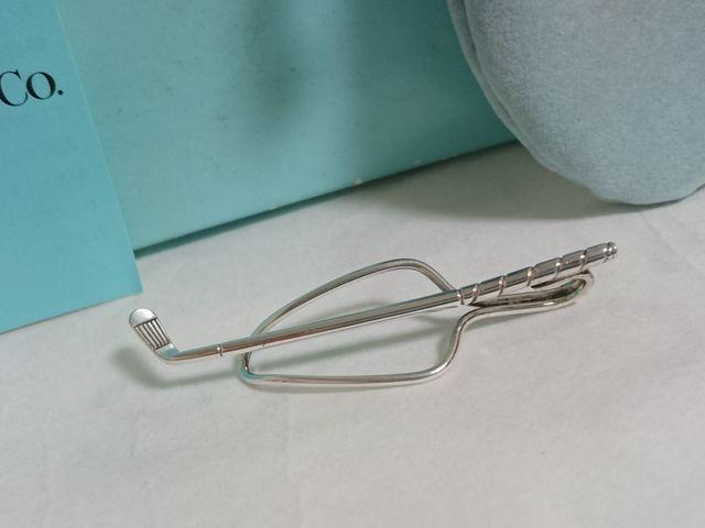 正規良レア TIFFANY ティファニー ゴルフクラブモチーフ ネクタイピンSV925 タイピン タイバー タイ留め 付属有 < ブランド  正規良レア TIFFANY ティファニー ゴルフクラブモチーフ ネクタイピンSV925 タイピン タイバー タイ留め 付属有  < ブランドの