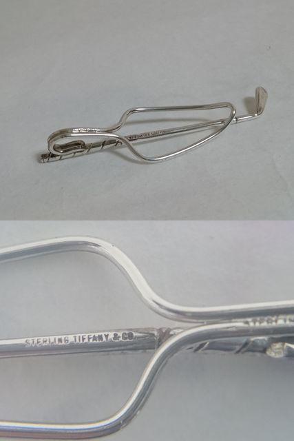 正規良レア TIFFANY ティファニー ゴルフクラブモチーフ ネクタイピンSV925 タイピン タイバー タイ留め 付属有 < ブランド  正規良レア TIFFANY ティファニー ゴルフクラブモチーフ ネクタイピンSV925 タイピン タイバー タイ留め 付属有 < ブランドの