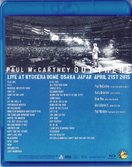 Paul McCartney  2015I|[}bJ[gj[(ABlu-Ray)  CD/DVD/rfI 
