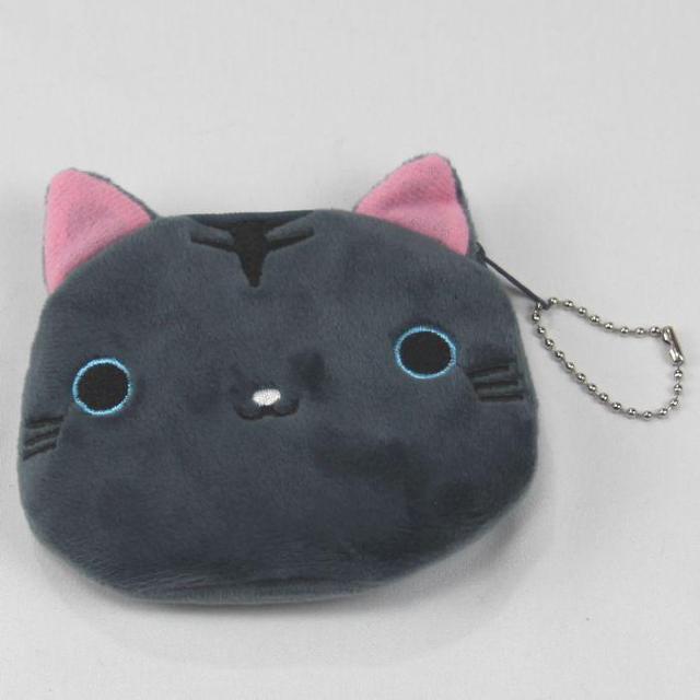 ★千円ポッキリ!猫柄小銭入れ 財布 かわいい 灰色 < 女性ファッション  ★千円ポッキリ!猫柄小銭入れ 財布 かわいい 灰色 < 女性ファッションの