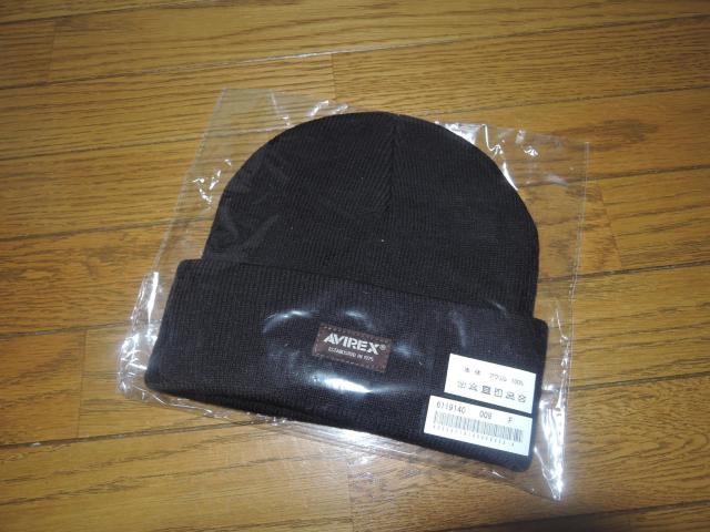 即決 新品 AVIREX アビレックス ニットキャップ 黒 アクリル ビーニー < ブランド  即決 新品 AVIREX アビレックス ニットキャップ 黒 アクリル ビーニー  < ブランドの
