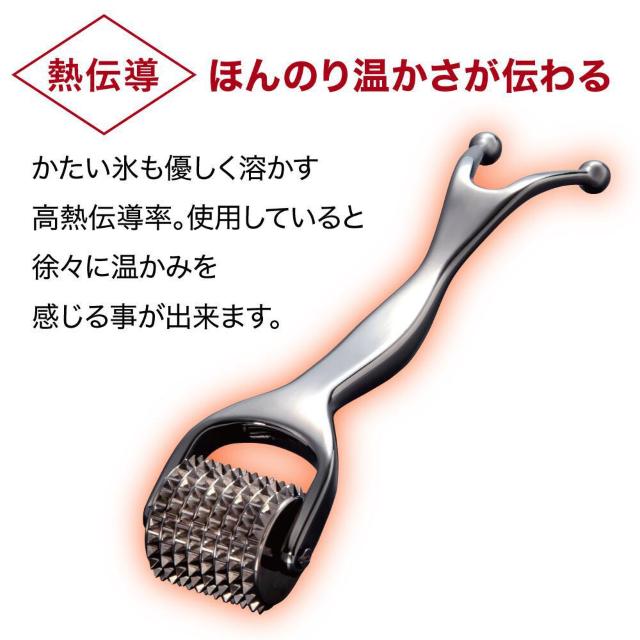 熱伝導スカルプローラー for MEN ブラック 美容鍼 美顔ローラー < 家電/AV  熱伝導スカルプローラー for MEN ブラック 美容鍼 美顔ローラー < 家電/AVの