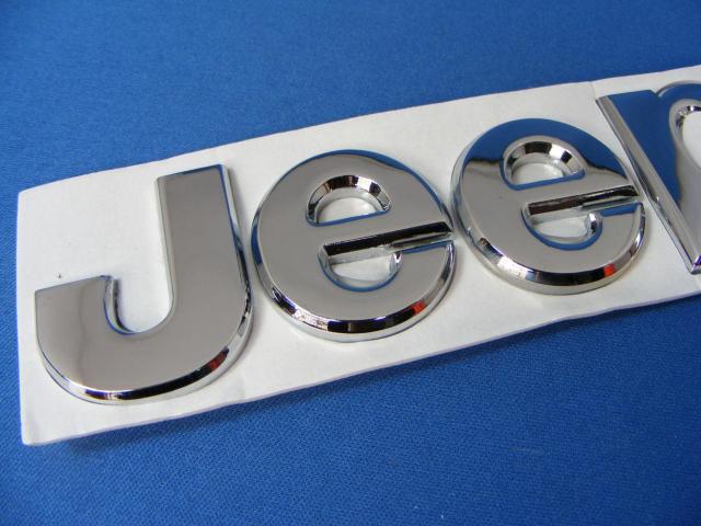 ●Jeep ジープ クロームメッキ 軽量 ABS製 セパレート貼付け仕様 エンブレム 新品未使用品● < 自動車/バイク ●Jeep ジープ クロームメッキ 軽量 ABS製 セパレート貼付け仕様 エンブレム 新品未使用品● < 自動車/バイク