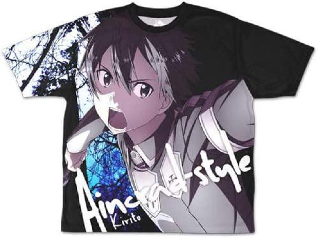 ソードアート・オンライン アリシゼーション SAO キリト アンダーワールドVer. 両面フルグラフィックTシャツ XLサイズ < アニメ/コミック/キャラクター  ソードアート・オンライン アリシゼーション SAO キリト アンダーワールドVer. 両面フルグラフィックTシャツ XLサイズ  < アニメ/コミック/キャラクターの