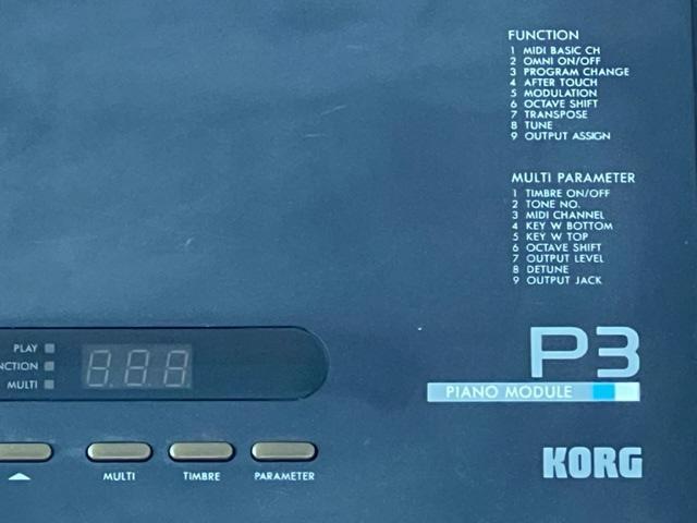KORG P3 本体のみ 中古品  < ホビー  KORG P3 本体のみ 中古品  < ホビーの