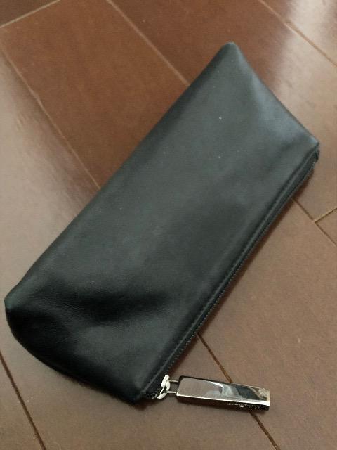 本革〈サルヴァトーレフェラガモ/SalvatoreFerragamo〉ポーチ ペンケース 小物(ブラック)正規品 < ブランド  本革〈サルヴァトーレフェラガモ/SalvatoreFerragamo〉ポーチ ペンケース 小物(ブラック)正規品 < ブランドの