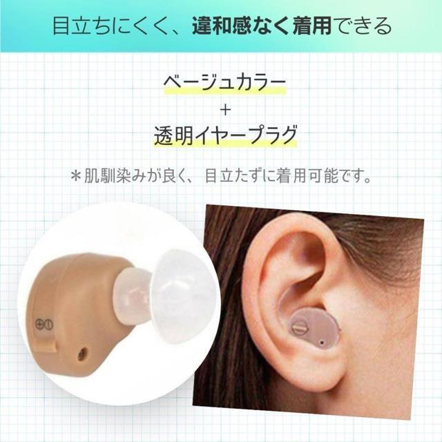 補聴器 集音器 耳穴型 電池式 電池付き イヤープラグ プレゼント 敬老の日 高齢者 安全 お年寄り 老人 < 家電/AV 補聴器 集音器 耳穴型 電池式 電池付き イヤープラグ プレゼント 敬老の日 高齢者 安全 お年寄り 老人 < 家電/AVの