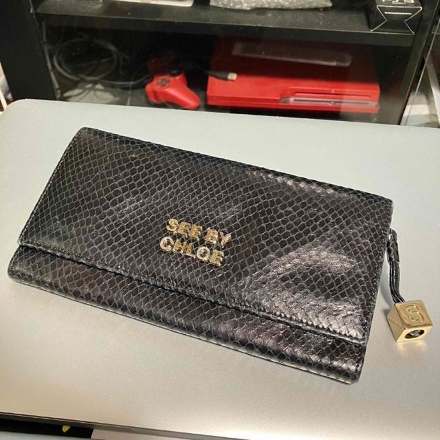 【SEE BY Chloe】 シーバイクロエ / パイソン / 長財布 < ブランド 【SEE BY Chloe】 シーバイクロエ / パイソン / 長財布 < ブランドの