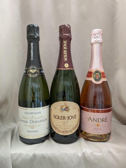 シャンパーニュ、カバ、スパーク 3本セット 750ml < グルメ/ドリンク シャンパーニュ、カバ、スパーク 3本セット 750ml < グルメ/ドリンクの