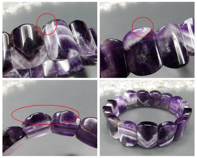 一点物天然石ファントムアメジスト大型バングルブレスレット縦約18mm < 女性アクセサリー/時計 一点物天然石ファントムアメジスト大型バングルブレスレット縦約18mm < 女性アクセサリー/時計の