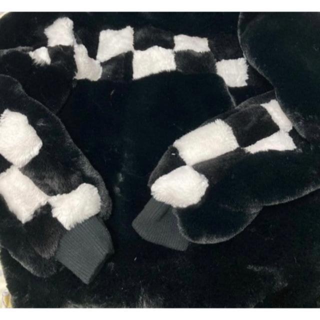 lhp 山田涼介着用 ダンケシェーン Danke Schon ファーブルゾン チェッカー < 男性ファッション lhp 山田涼介着用 ダンケシェーン Danke Schon ファーブルゾン チェッカー < 男性ファッションの