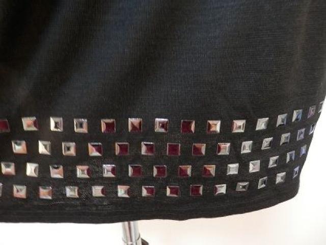 黒シルバースタッズフリルキャミベアワンピースINDIVI2WAY < ブランド  黒シルバースタッズフリルキャミベアワンピースINDIVI2WAY < ブランドの