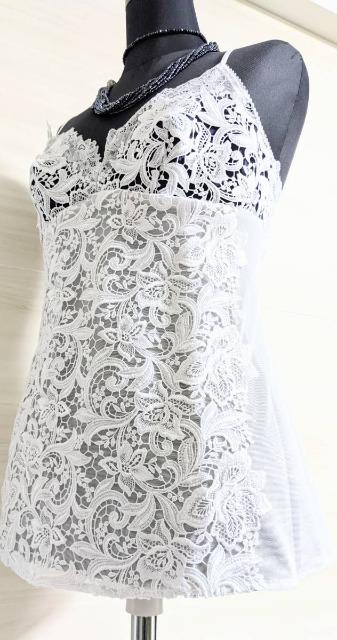 salute/サルート/店舗限定/バチカン市国/世界遺産/19G/キャミソール/L/白/WH < 女性ファッション  salute/サルート/店舗限定/バチカン市国/世界遺産/19G/キャミソール/L/白/WH < 女性ファッションの