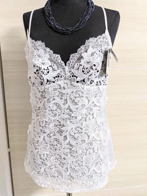 salute/サルート/店舗限定/バチカン市国/世界遺産/19G/キャミソール/L/白/WH < 女性ファッション  salute/サルート/店舗限定/バチカン市国/世界遺産/19G/キャミソール/L/白/WH < 女性ファッションの