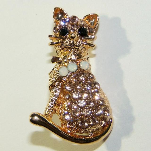 2個セット 子猫 猫 ネコ ねこ ラインストーン ピンブローチ ブローチ 金色 銀色 コサージュ ピンバッジ バッジ ラペルピン  < 女性アクセサリー/時計  2個セット 子猫 猫 ネコ ねこ ラインストーン ピンブローチ ブローチ 金色 銀色 コサージュ ピンバッジ バッジ ラペルピン  < 女性アクセサリー/時計の