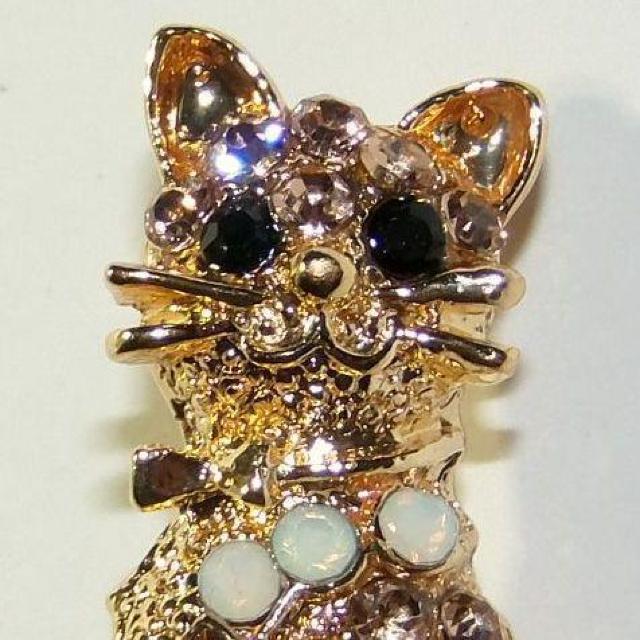 2個セット 子猫 猫 ネコ ねこ ラインストーン ピンブローチ ブローチ 金色 銀色 コサージュ ピンバッジ バッジ ラペルピン  < 女性アクセサリー/時計  2個セット 子猫 猫 ネコ ねこ ラインストーン ピンブローチ ブローチ 金色 銀色 コサージュ ピンバッジ バッジ ラペルピン  < 女性アクセサリー/時計の