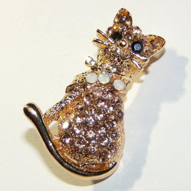 2個セット 子猫 猫 ネコ ねこ ラインストーン ピンブローチ ブローチ 金色 銀色 コサージュ ピンバッジ バッジ ラペルピン  < 女性アクセサリー/時計  2個セット 子猫 猫 ネコ ねこ ラインストーン ピンブローチ ブローチ 金色 銀色 コサージュ ピンバッジ バッジ ラペルピン  < 女性アクセサリー/時計の