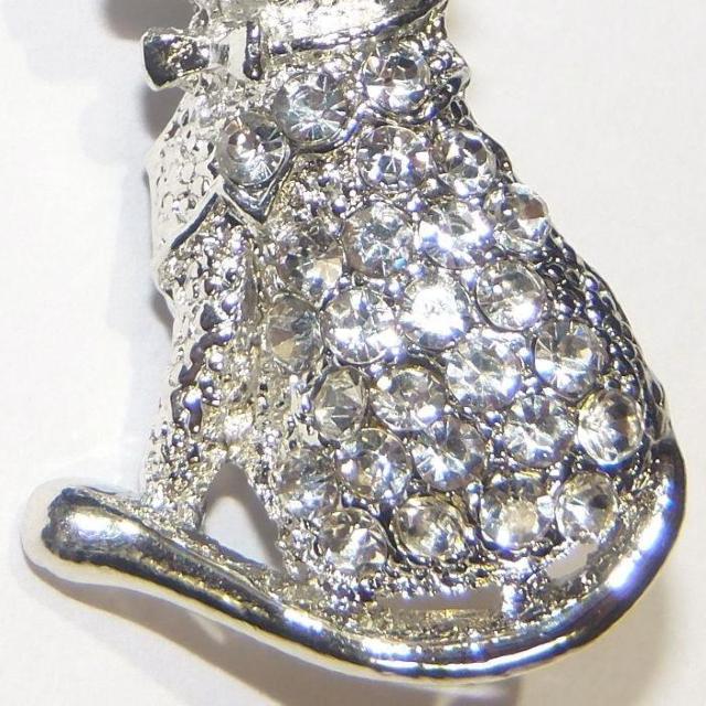 2個セット 子猫 猫 ネコ ねこ ラインストーン ピンブローチ ブローチ 金色 銀色 コサージュ ピンバッジ バッジ ラペルピン  < 女性アクセサリー/時計  2個セット 子猫 猫 ネコ ねこ ラインストーン ピンブローチ ブローチ 金色 銀色 コサージュ ピンバッジ バッジ ラペルピン  < 女性アクセサリー/時計の