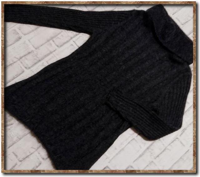 ASTHIRTY キッドモヘヤ混ニットチュニック チャコール < 女性ファッション ASTHIRTY キッドモヘヤ混ニットチュニック チャコール < 女性ファッションの