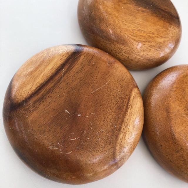 ◆アカシアプレート3枚セット◆円プレート/ハワイアン食器/小物入れ★小傷アリ!! < インテリア/ライフ  ◆アカシアプレート3枚セット◆円プレート/ハワイアン食器/小物入れ★小傷アリ!! < インテリア/ライフの