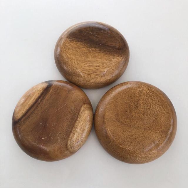 ◆アカシアプレート3枚セット◆円プレート/ハワイアン食器/小物入れ★小傷アリ!! < インテリア/ライフ  ◆アカシアプレート3枚セット◆円プレート/ハワイアン食器/小物入れ★小傷アリ!! < インテリア/ライフの