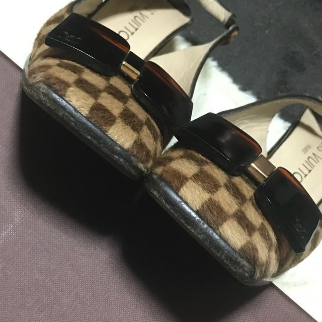 正規品 ルイヴィトンダミエハラコリボンパンプス 36.5 23.5cm 付属品付 < ブランド 正規品 ルイヴィトンダミエハラコリボンパンプス 36.5 23.5cm 付属品付 < ブランドの